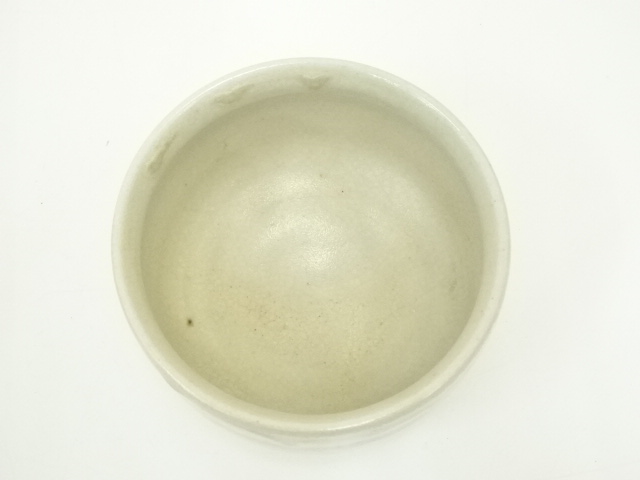 茶道具 桃形 粉引茶碗 共箱(K-A364) 道具 ] - 道具 筧田孝嗣造 粉引茶碗（共箱） | ネットショップ圭